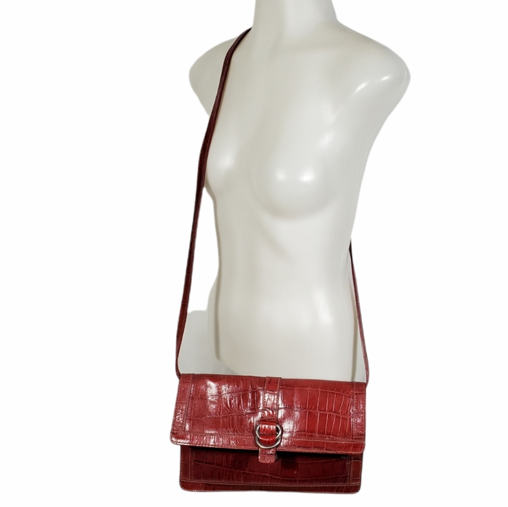 JONES NEW YORK Alligator Leather Crossbody Purse